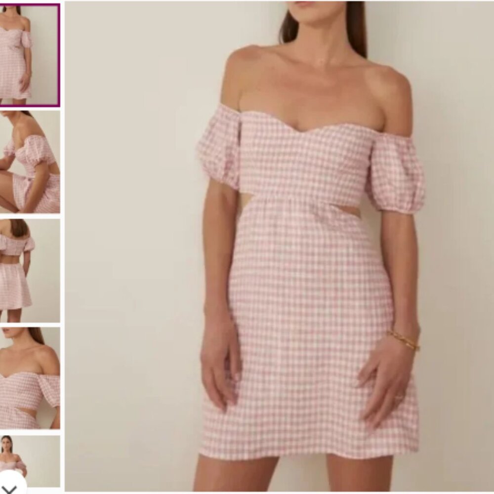 Reformation Emilia Linen Dress